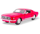 Maisto Ford Mustang GT (1967) červený 1:24