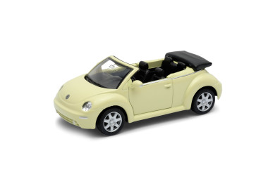 Welly VW New Beetle convertible, Krémový 1:34-39