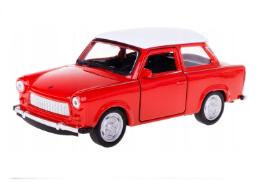 Welly Trabant 601, červeno-bílý 1:34-39