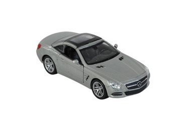 Welly Mercedes Benz SL500 Hard Top (2012) stříbrný 1:34-39