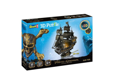 3D Puzzle Revell 00155 - Black Pearl (LED Edition)