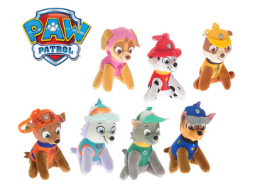 Paw Patrol přívěsek na klíče, plyšový pejsek, 10cm