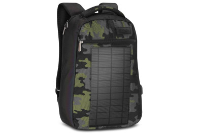 Spokey CITY SOLAR Městský batoh se solárním panelem, 30 l