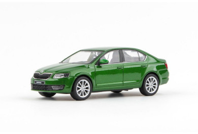 Abrex Škoda Octavia III (2012) Zelená Rallye Metalíza 1:43