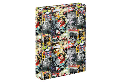 BAAGL Desky na školní sešity A4 Jumbo Batman Komiks