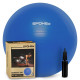 Spokey Fitball Gymnastický míč, 75 cm včetně pumpičky, modrý
