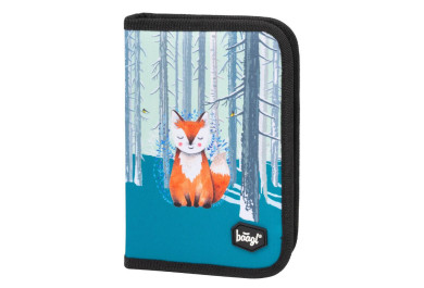BAAGL Školní penál klasik dvě chlopně Foxie