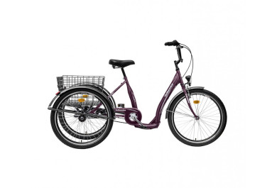 Liberty Trojkolka pro seniory COMFY 3spd. 2025 fialová