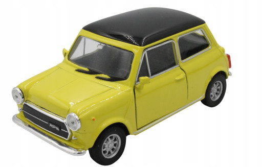 Welly Mini Cooper 1300, žlutý 1:34