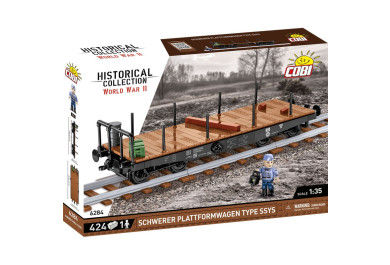 Cobi 6284 Schwerer plattformwagen type SSYS, 1:35, 424 kostek
