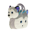 Pejsek Husky v kabelce, 20x15cm