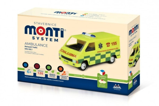 Beneš a Lát a.s. Monti System 06.1 Ambulance Renault Trafic 1:35