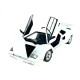 Welly Lamborghini Countach LP 5000 S (white) 1:24