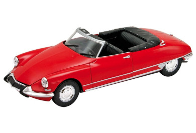 Welly Citroen DS 19 Cabriolet, Červený 1:36