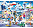 Larsen Deskové puzzle Letiště 46 dílků, 36x28x0,4 cm