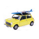 Welly MOQ Mini cooper 1300 with surf (yellow) 1:24