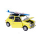 Welly MOQ Mini cooper 1300 with surf (yellow) 1:24