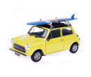 Welly MOQ Mini cooper 1300 with surf (yellow) 1:24