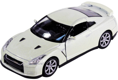 Welly Nissan GT-R bílý 1:34-39