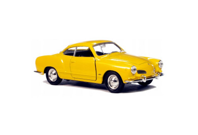 Welly Volkswagen Karmann Ghia Coupe, žluté 1:34