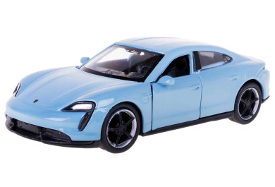 Welly Porsche Taycan S (light blue) 1:34-39