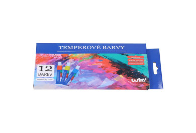 Wiky Temperové barvy kov 12ks - 12ml 
