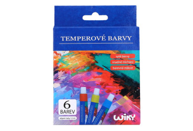 Wiky Temperové barvy kov 6ks - 12ml 