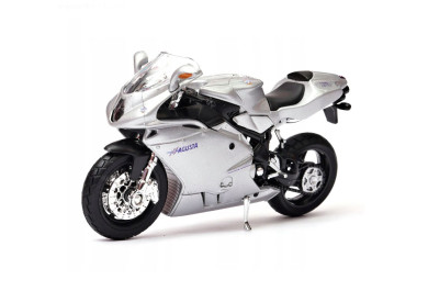 Welly MV Agusta F4 S, stříbrná 1:18
