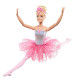 Mattel Barbie svítící magická baletka s růžovou sukní