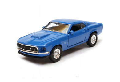 Welly Ford Mustang 1969 Boss 429, modrý 1:34-39