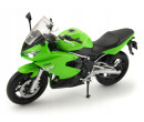 Welly Kawasaki Ninja 650R, zelená 1:10