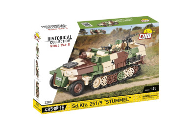 Cobi 2283 II WW Sd. Kfz. 251/9 STUMMEL, 1:35, 485 kostek