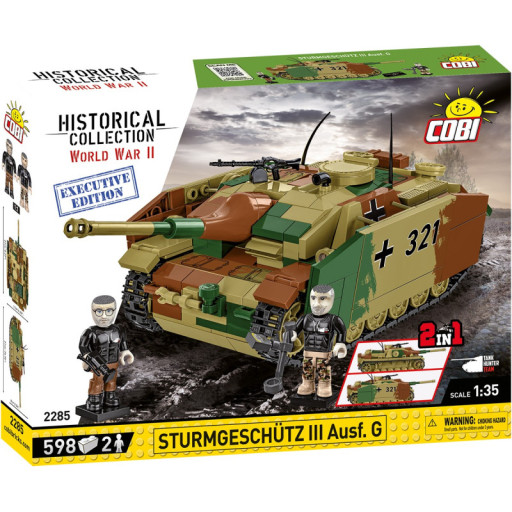 Cobi 2285 II WW Sturmgeschutz III Ausf G, 1:35, 598 kostek