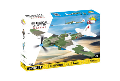 Cobi 5745 II WW Iljušin IL-2 (1943), 1:32, 643 kostek