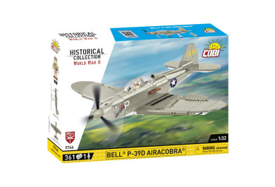 Cobi 5746 II WW Bell P-39D Airacobra, 1:32, 361 kostek