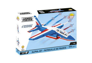 COBI 5841 Armed Forces Alpha Jet Patrouille de France, 1:48, 387 kostek