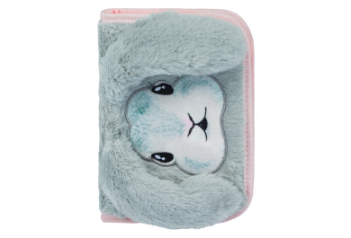 BAAGL Školní penál klasik dvě chlopně Bunny