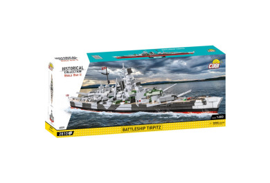 Cobi 4839 II WW Battleship Tirpitz, 1:300, 2810 kostek