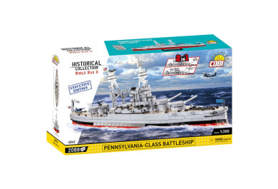 Cobi 4842 II WW Pennsylvania Class Battleship 2v1, 2088 kostek 