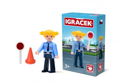 IGRÁČEK - Policistka s doplňky