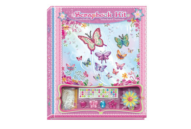 Scrapbook Kit, sada k tvorbě kreativního deníčku Motýlci