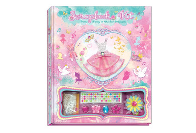 Scrapbook Kit, sada k tvorbě kreativního deníčku Princezny