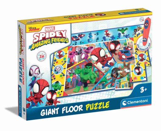 Marvel Velké podlahové puzzle s interaktivním perem
