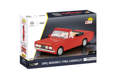 Cobi 24599 Opel Rekord C 1700L kabriolet, 1:35, 140 kostek