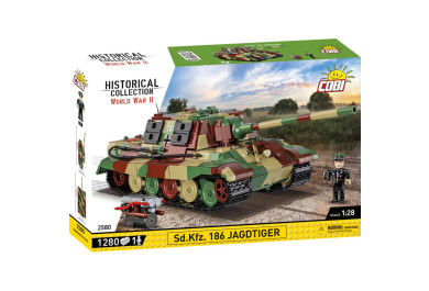 Cobi 2580 II WW Sd. Kfz. 186 Jagdtiger, 1:28, 1280 kostek