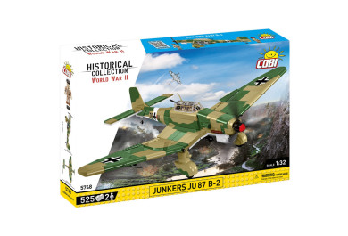 Cobi 5748 II WW Junkers JU 87 B,-2 1:32, 525 kostek