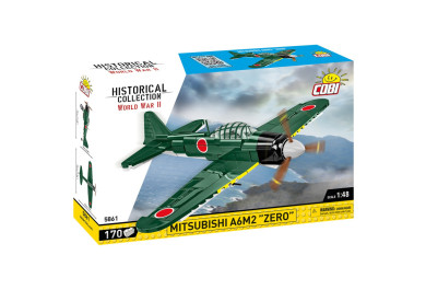 COBI 5861 II WW Mitsubishi A6M2 Zero, 1:48, 170 kostek