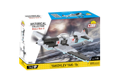 COBI 5863 II WW Jakovlev YAK-1b, 1:48, 142 kostek