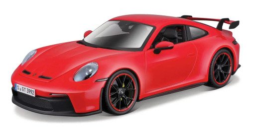 Maisto Porsche 911 GT3 (2022), červená, 1:18