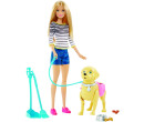 Mattel Barbie procházka s pejskem